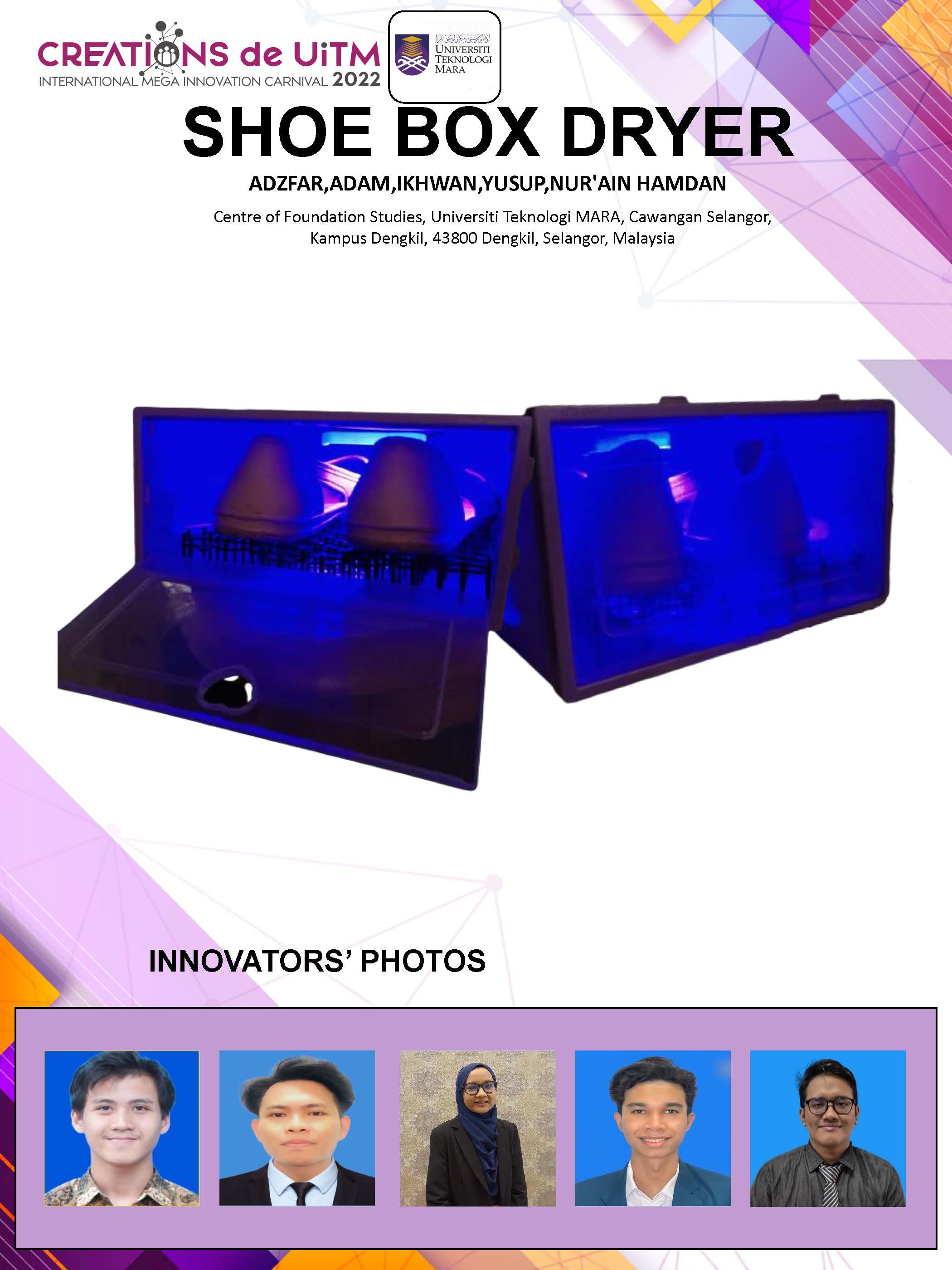 CDU2022_C046 ULTRAVIOLET SHOE DRYER BOX Creations